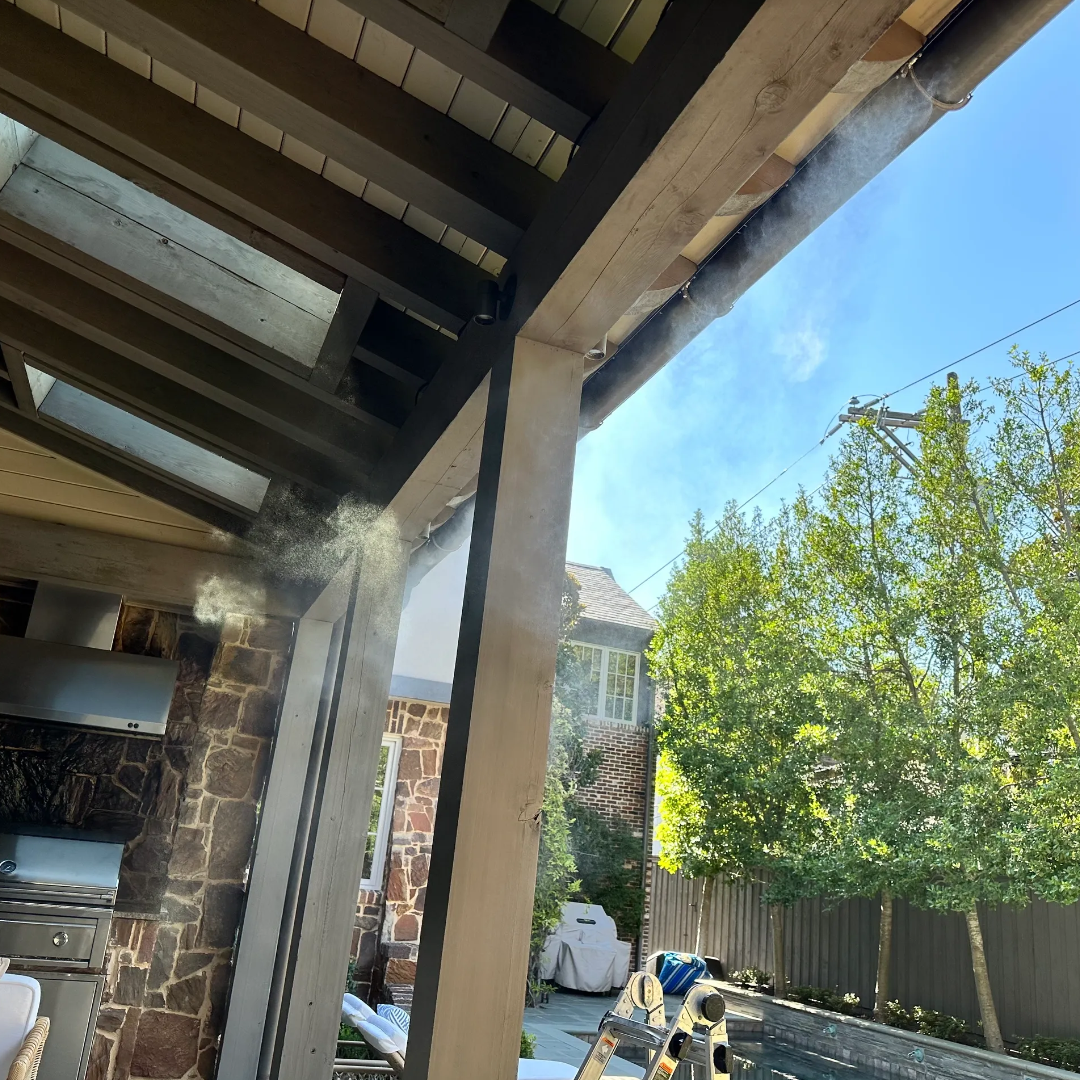 How a Custom Misting System Improves Your Outdoor Kitchen or Patio Experience